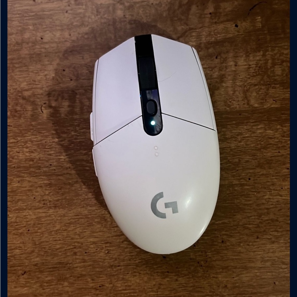 Logitech White Wireless Mouse